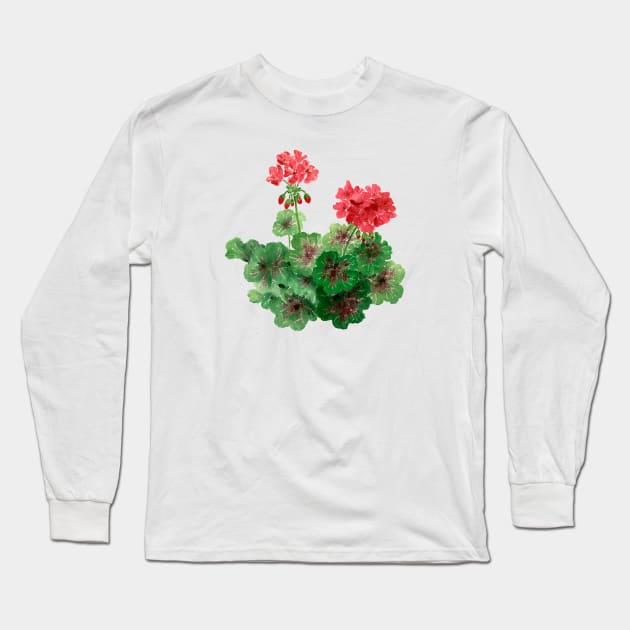 August 11th birthday flower Long Sleeve T-Shirt by birthflower